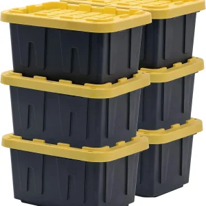 5GL Heavy Duty Storage Container 6 Pack