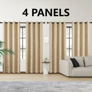 Blackout Curtains  4 pieces