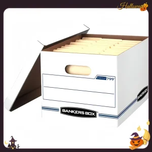 File Storage Box with Lid 10-Pack