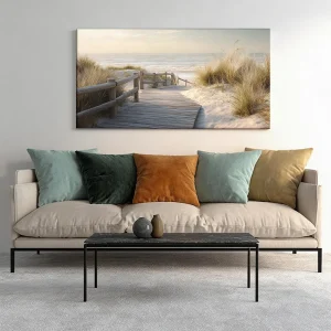 Large canvas painting