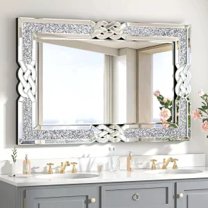 Crushed Diamond Wall Mirror