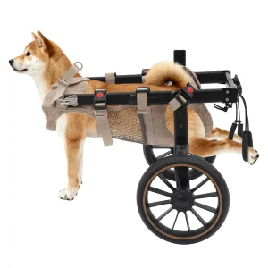 Adjustable Aluminum Alloy 2-Wheel Dog Wheelchair,