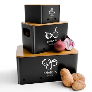 3-Piece Vegetable Storage Box Set,