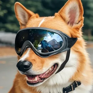 Pet Goggles Adjustable Anti UV Glare Windproof Sunglasses